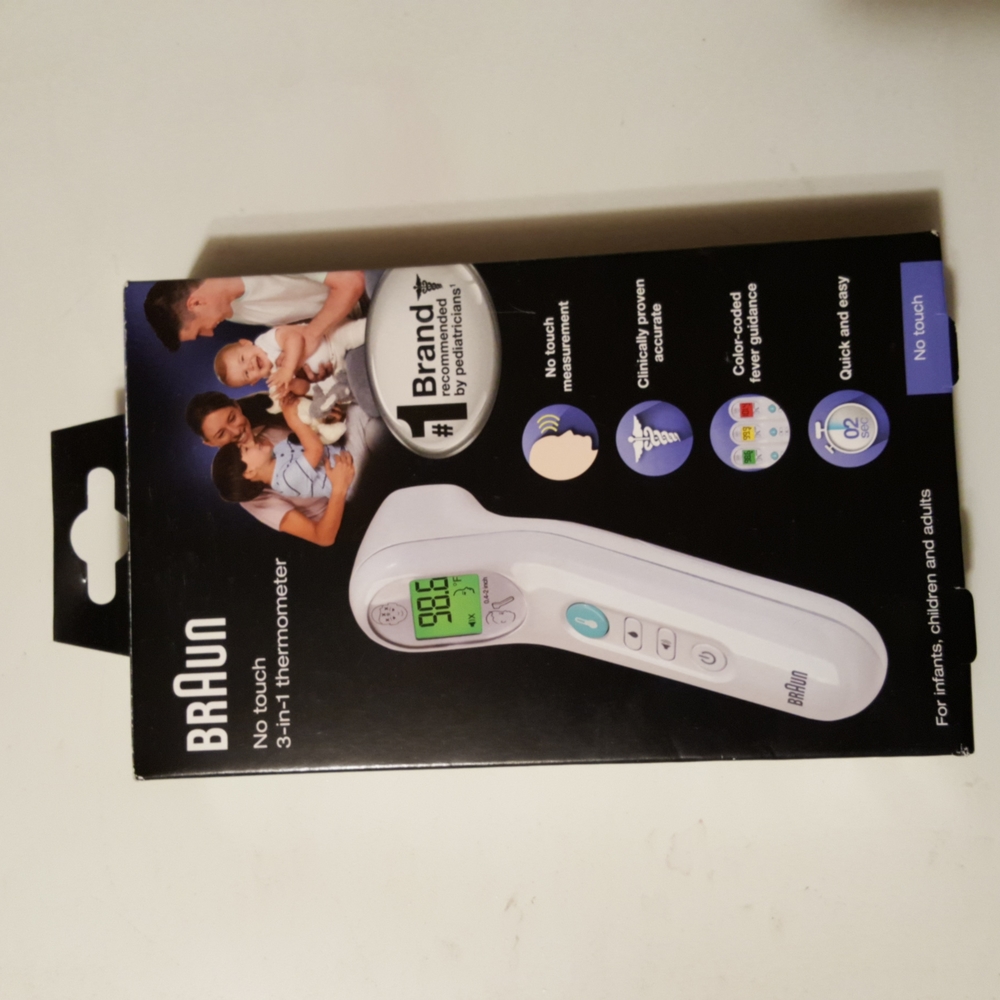 Braun No touch 3-in-1 thermometer